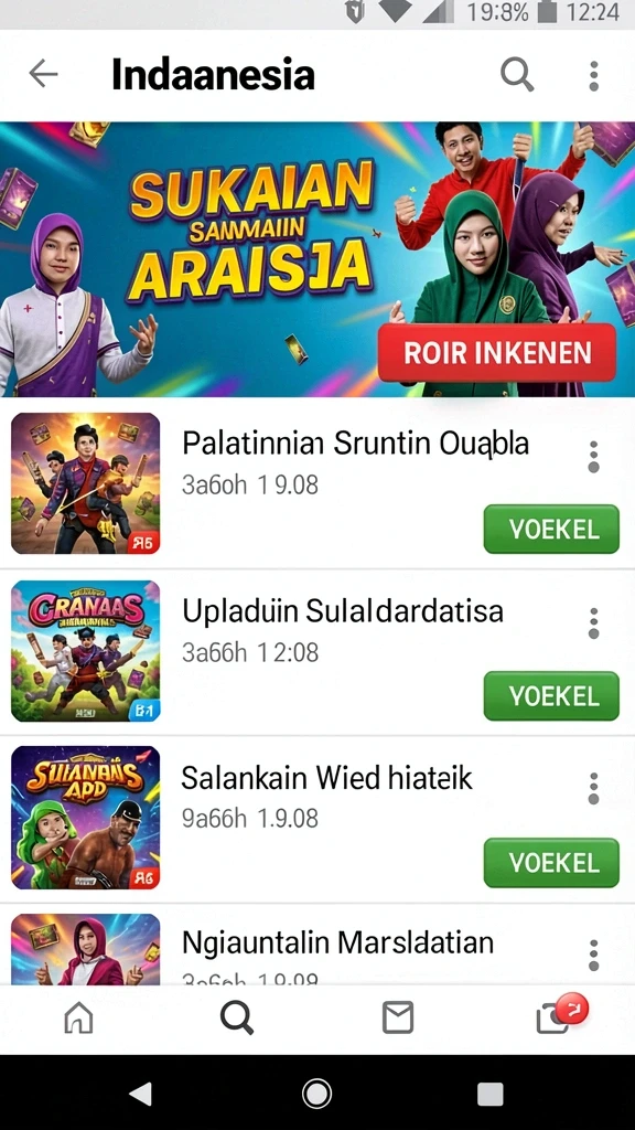 Tampilan antarmuka yang menarik dan mudah digunakan.