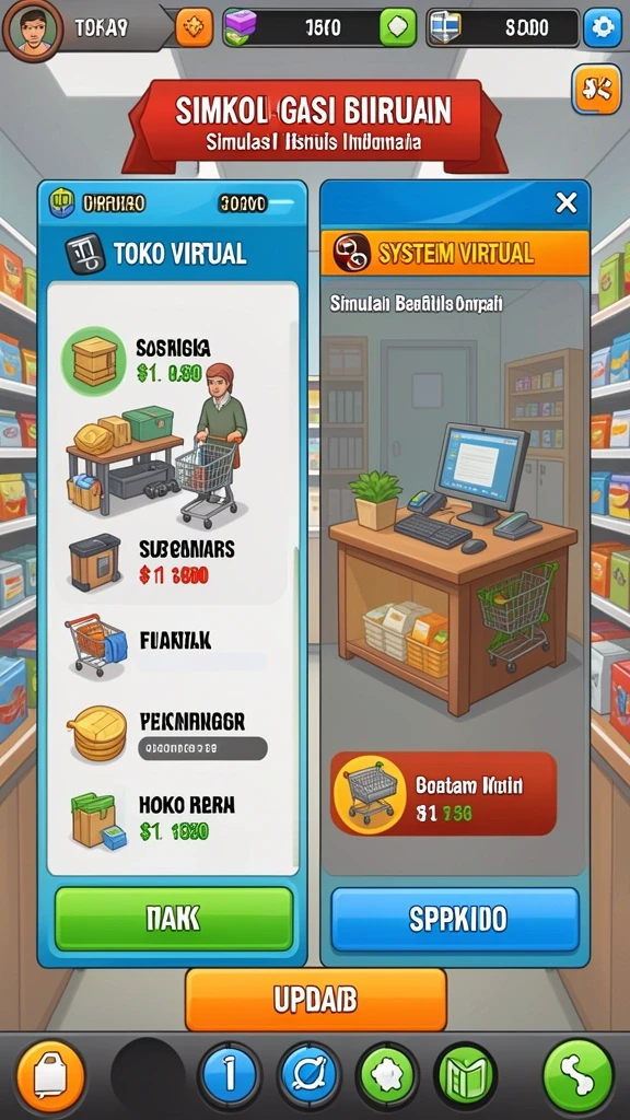 Grafik dan desain level yang menarik dan warna-warni.