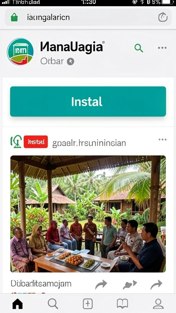Tampilan antarmuka yang ramah pengguna.