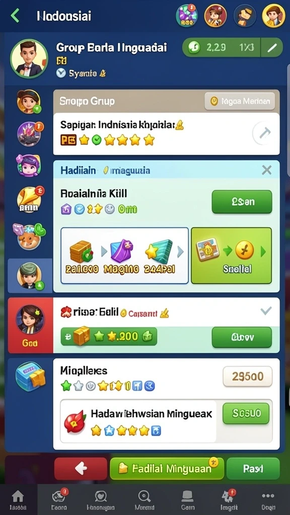Fitur multiplayer yang memungkinkan bermain bersama teman.