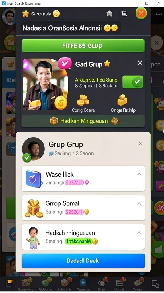 Tangkapan layar memperlihatkan karakter dalam pertarungan epik.