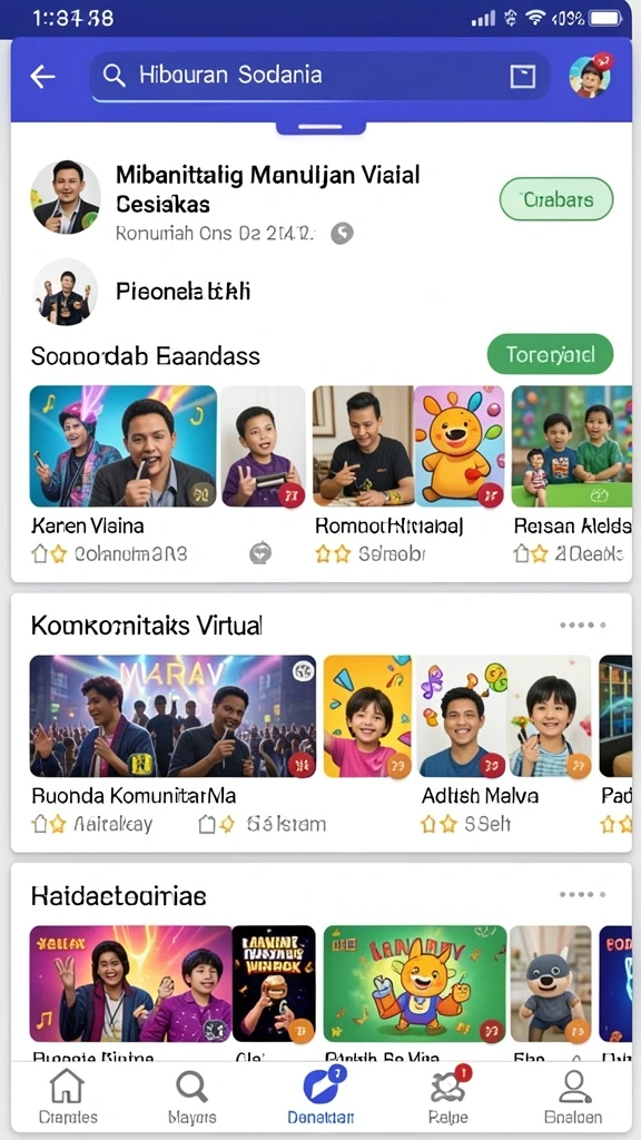 Tampilan antarmuka yang menarik dan mudah digunakan.