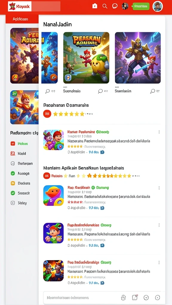 Tampilan antarmuka yang menarik dan mudah digunakan.