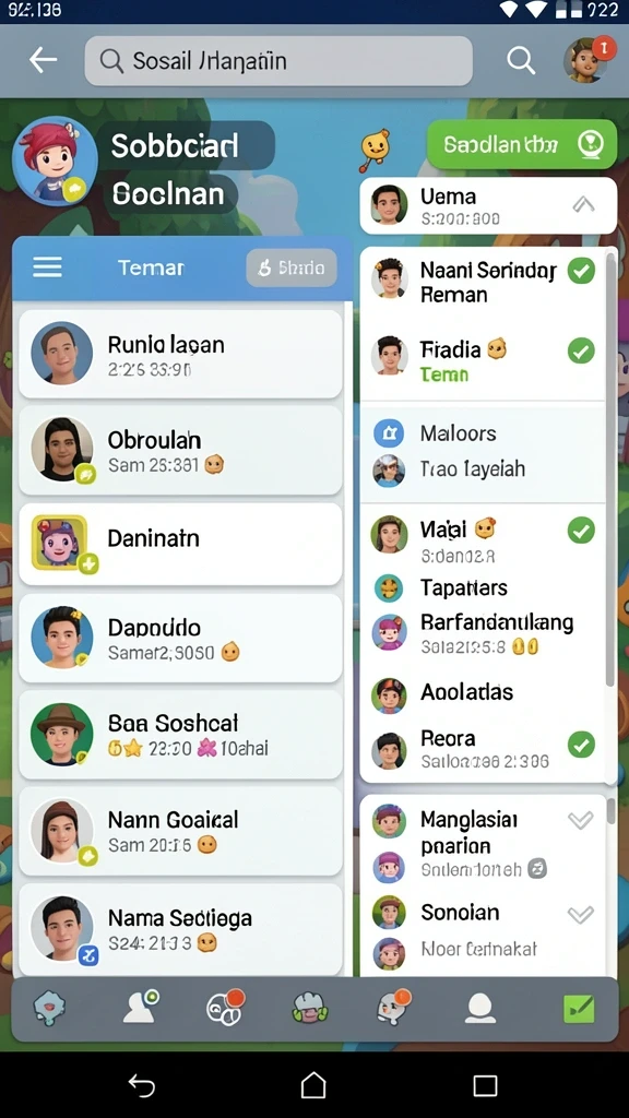 Pengalaman multiplayer yang seru dan interaktif.