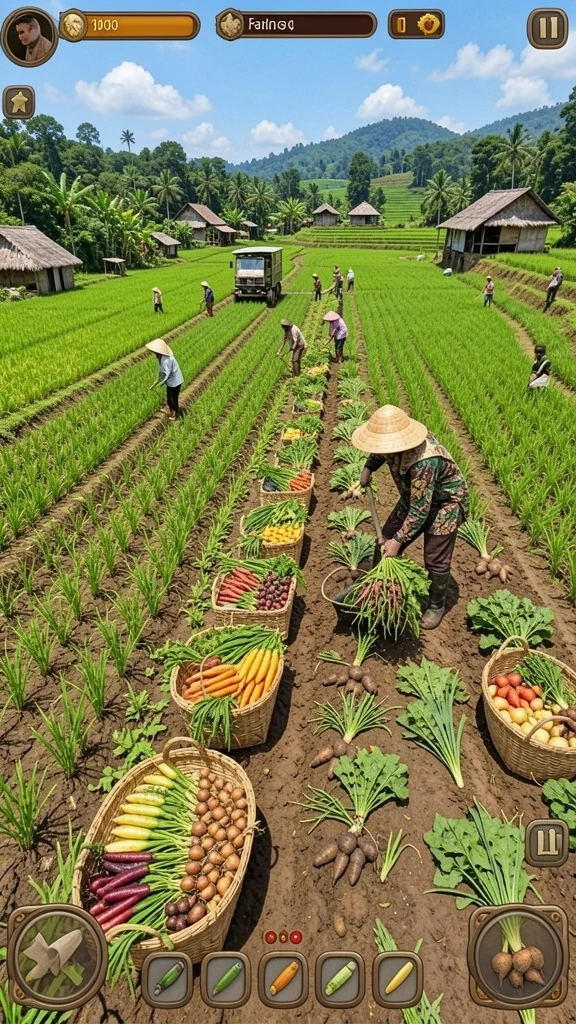 Screenshot 3 menggambarkan upgrade senjata yang menarik dan futuristik.