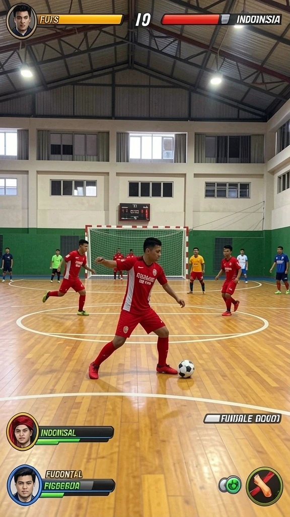 Tampilan karakter yang menarik dan penuh warna.