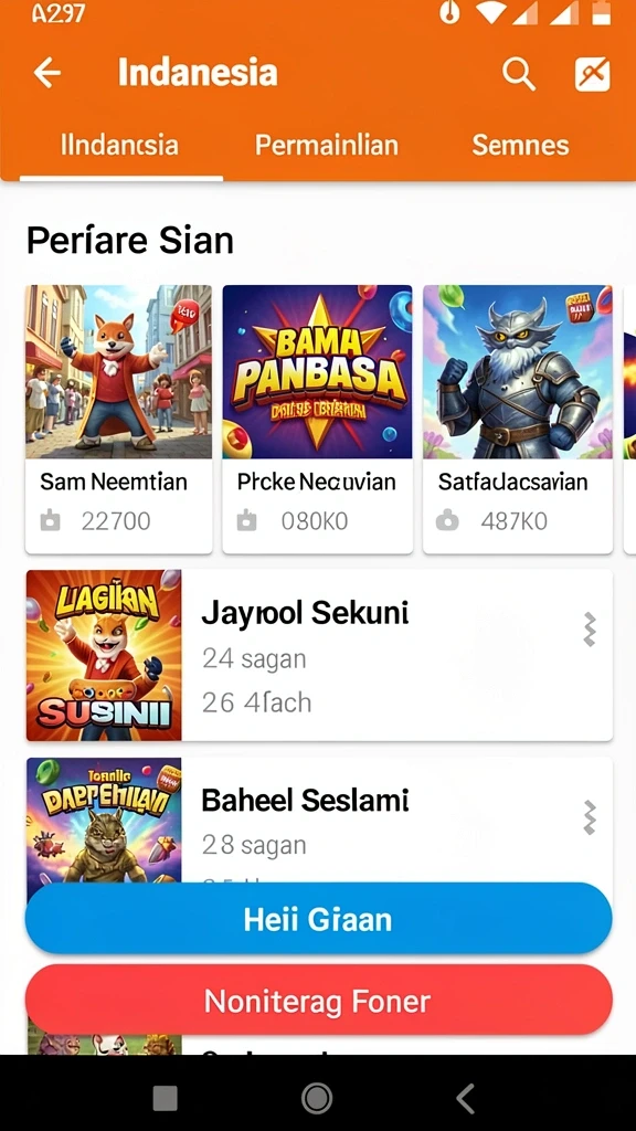 Tangkapan layar menampilkan karakter utama dalam misi.