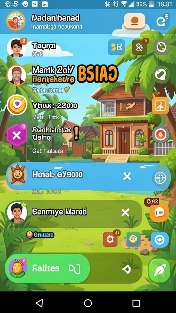 Tangkapan layar epic dari petualangan luar biasa.