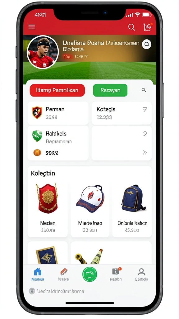 Menunjukkan karakter yang ditingkatkan dengan kostum baru.