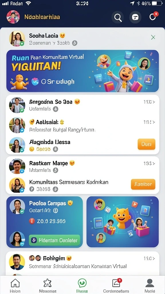 Tampilan antarmuka yang menarik dan mudah digunakan.