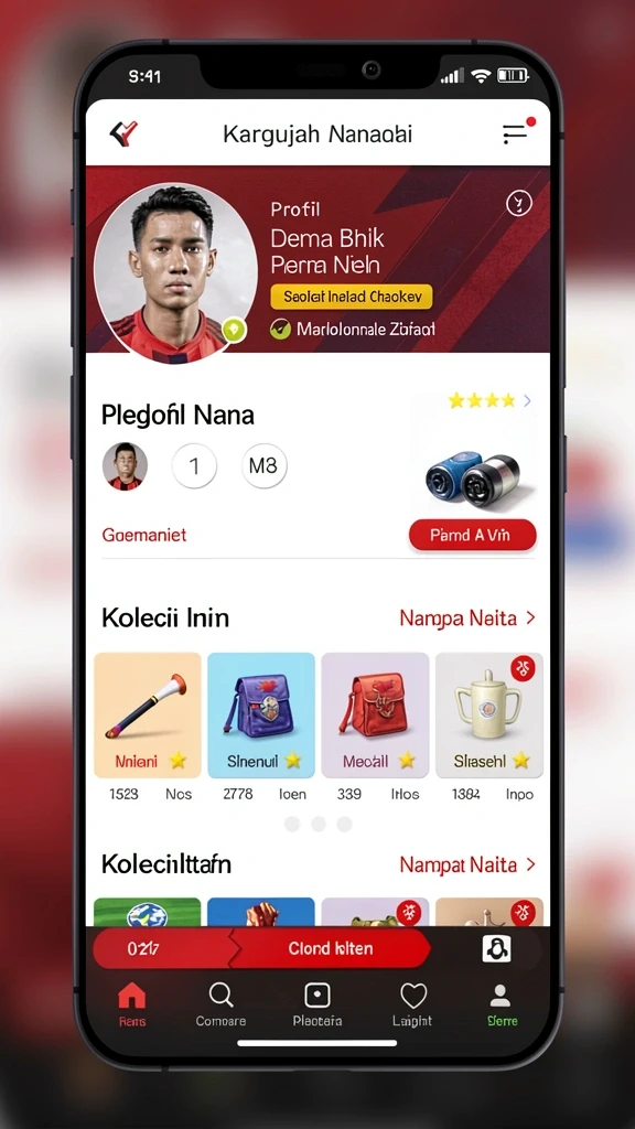 Tampilan awal IDKLUB yang menarik.