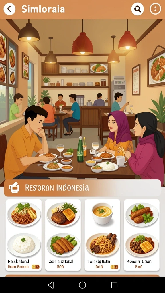 Tampilan antarmuka yang menarik dan user-friendly.