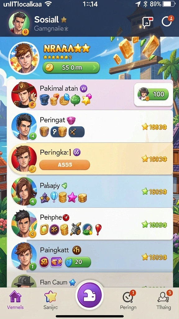 Tampilan antarmuka yang user-friendly dan menarik.
