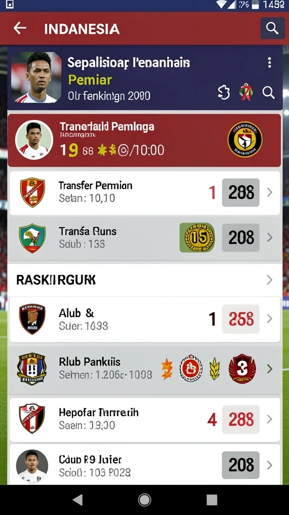 Tampilan antarmuka yang user-friendly.
