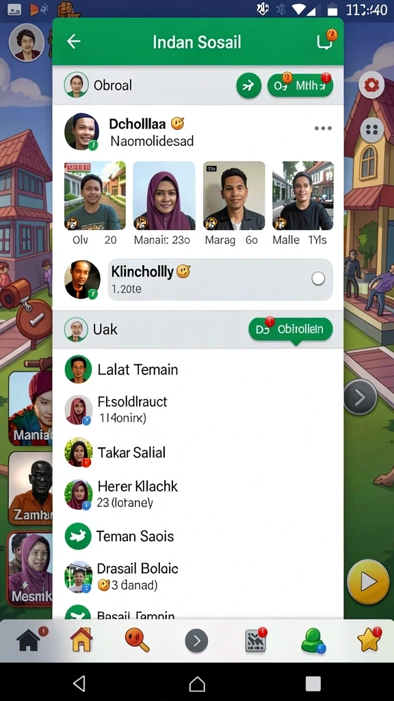 Komunitas aktif yang siap membantu pemain baru.