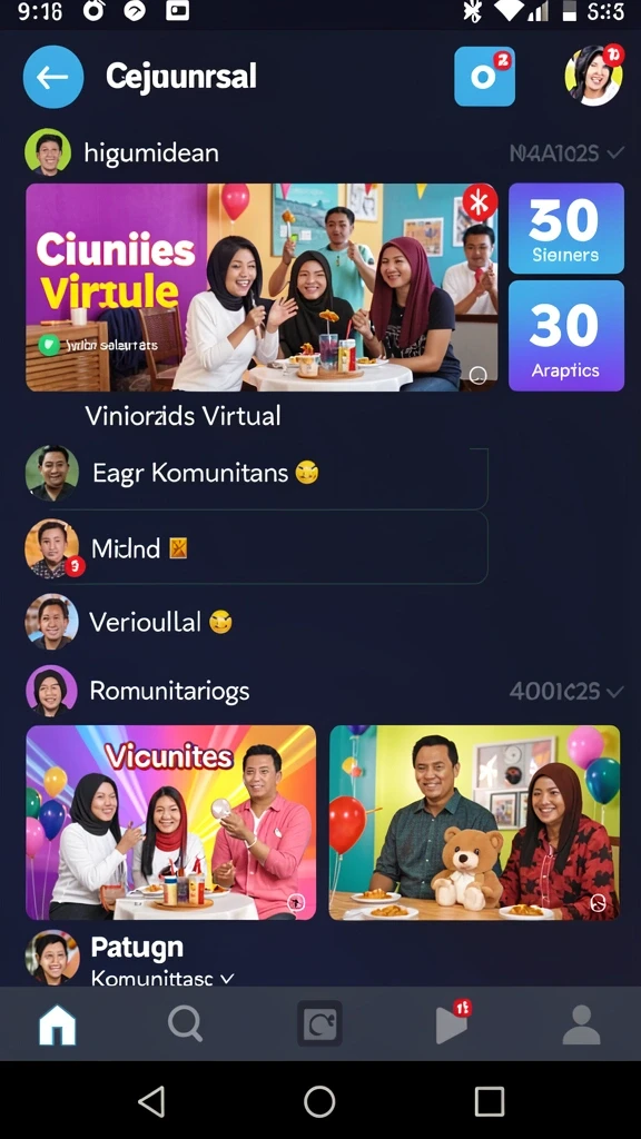 Karakter unik dengan kemampuan yang berbeda.