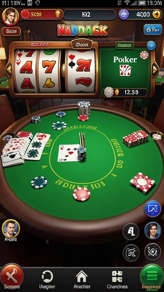 Tampilan utama QT777 yang menarik dan intuitif.