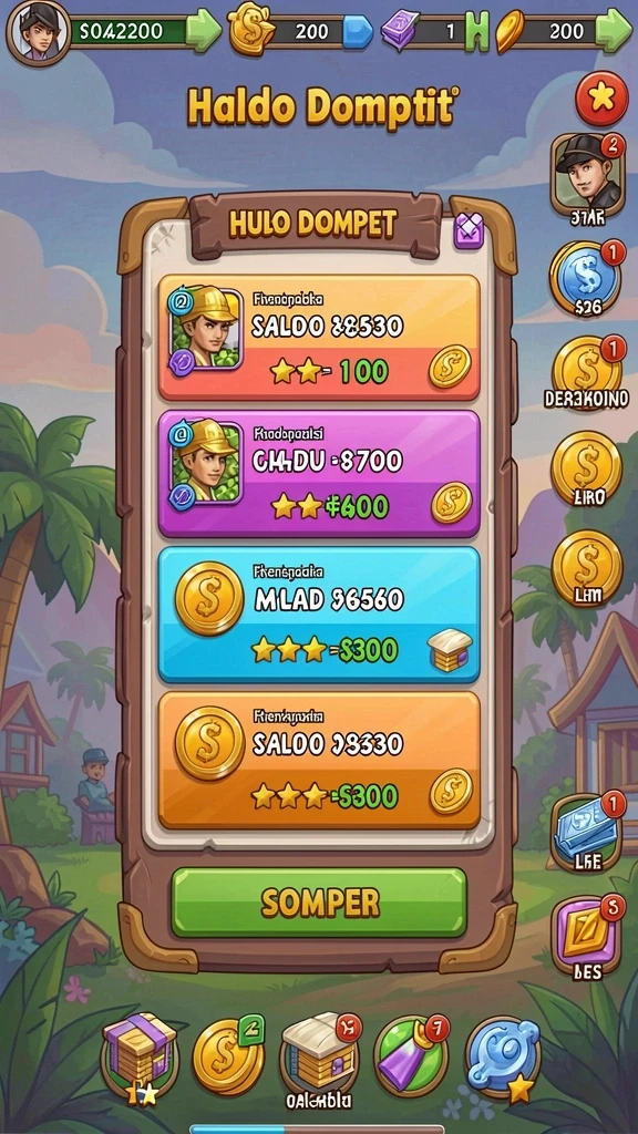 Mode permainan multiplayer yang seru dan kompetitif.