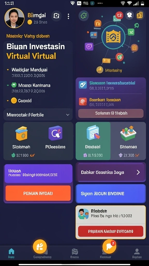 Tampilan awal SUPER5 yang menarik dan penuh warna.