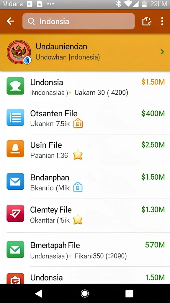 Tampilan antarmuka yang modern dan menarik.