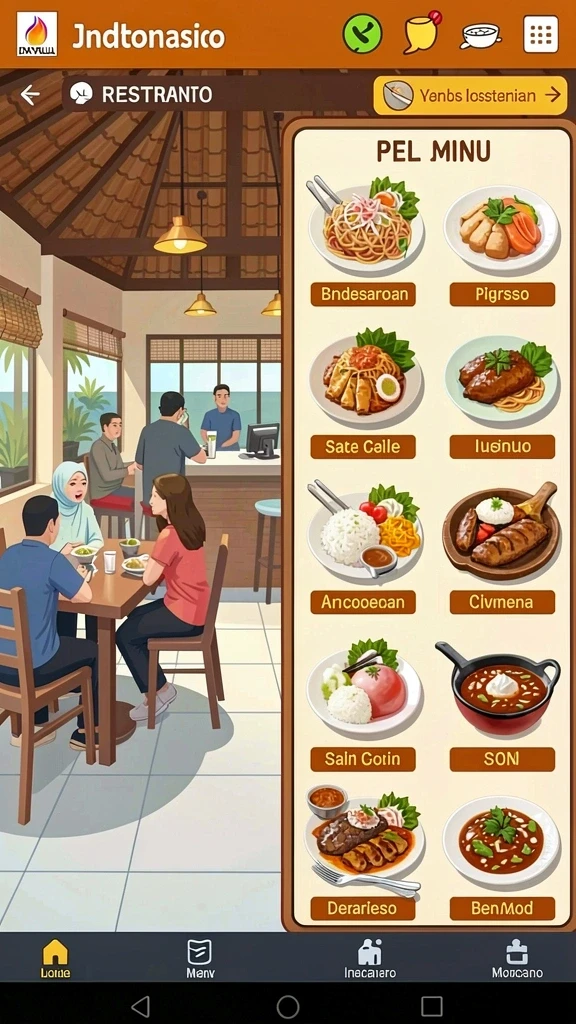 Tampilan antarmuka yang menarik dan mudah dinavigasi.