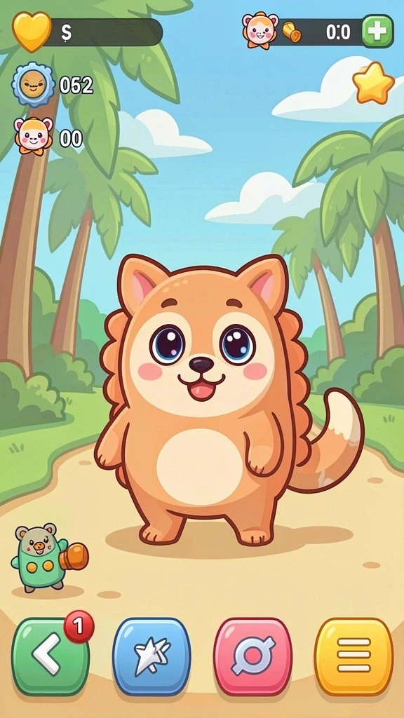 Banyak karakter lucu yang bisa dijelajahi.
