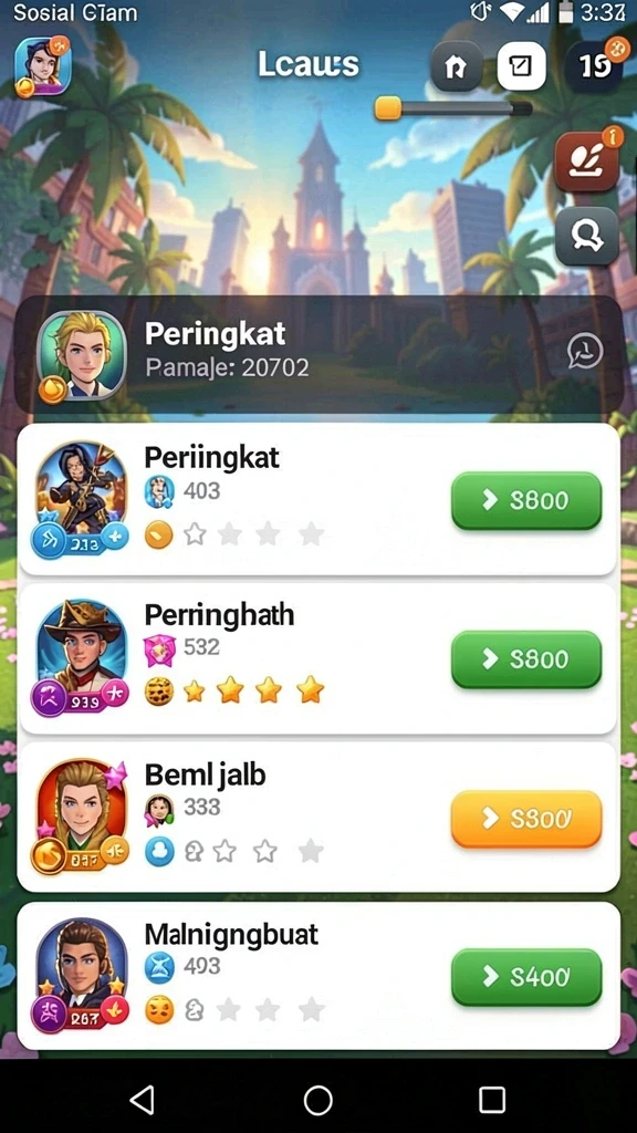 Tampilan antarmuka yang menarik dan mudah digunakan.