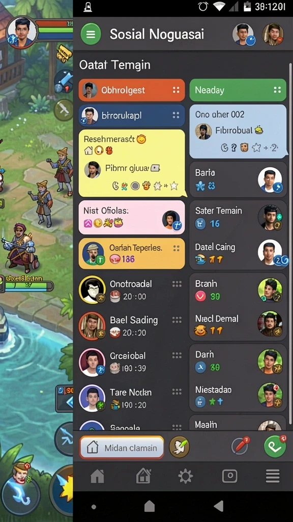 Level menantang yang mengasah keterampilan pemain.