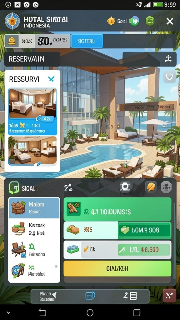 Tampilan grafis yang menawan dan modern.