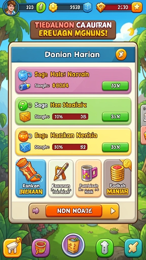 Tampilan antarmuka yang user-friendly dan mudah dinavigasi.