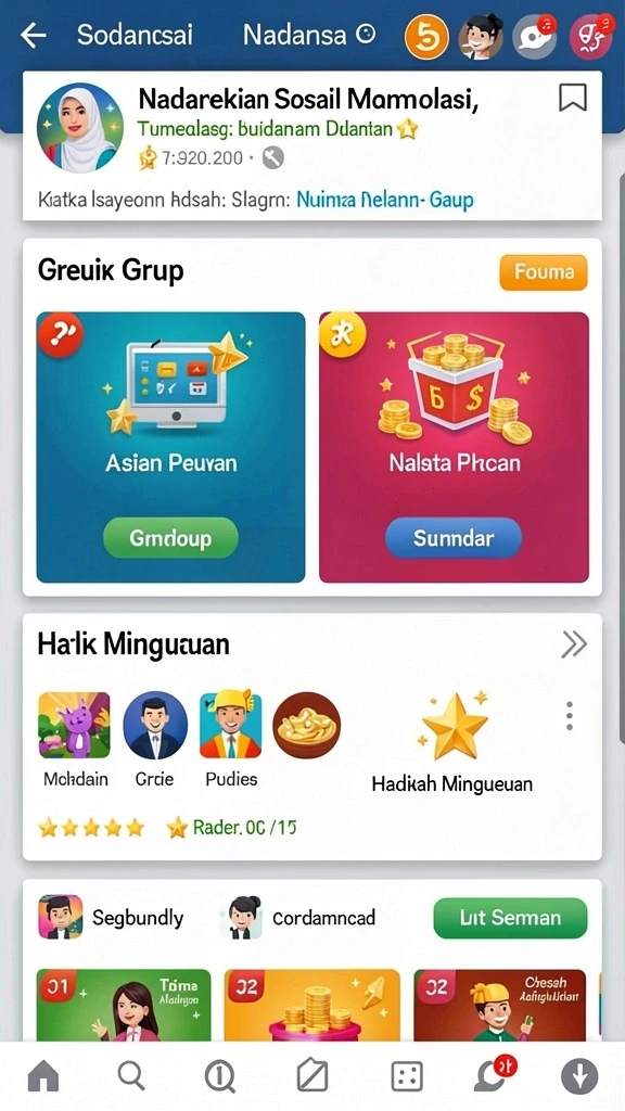 Tampilan antarmuka yang menarik dan intuitif.